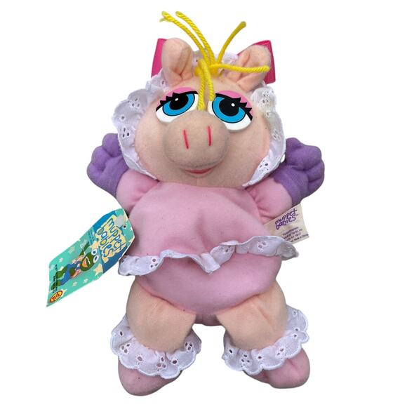 Muppet Babies 1997 Miss Piggy Plush - Picture 2 of 3